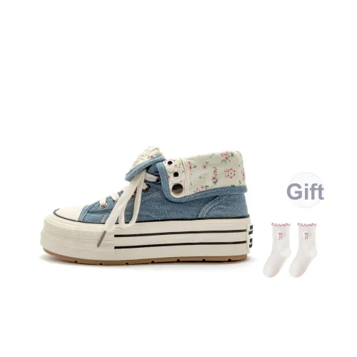 Happy Fish визуально увеличивает рост Высокие кеды Женские