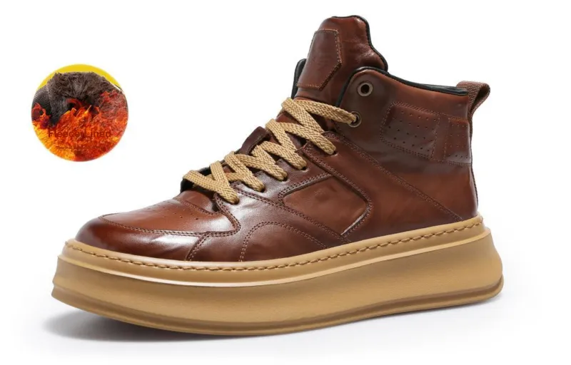 Desai Anti-Slip Wear-Resistant High-Top Skateboard Shoes Men's-21