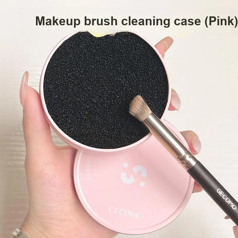 GECOMO Tool Makeup Brush Cleaning Box Quick Wash Sponge Brush No Rinse Dry Clean Box-3