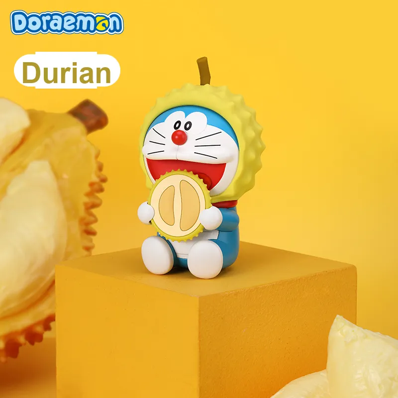 Imobile x ROCK Doraemon Q Cute Creative Trendy Toy Diffuser Fruit Styling Waterproof Cartoon Ornament Chibi Figures-13