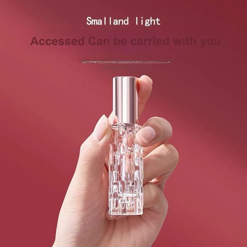 YUELEJI Perfume Mini Bottles High-End Portable 10ml Sample Glass Press Spray Bottle Empty Bottle Dividing Magic Tool-2