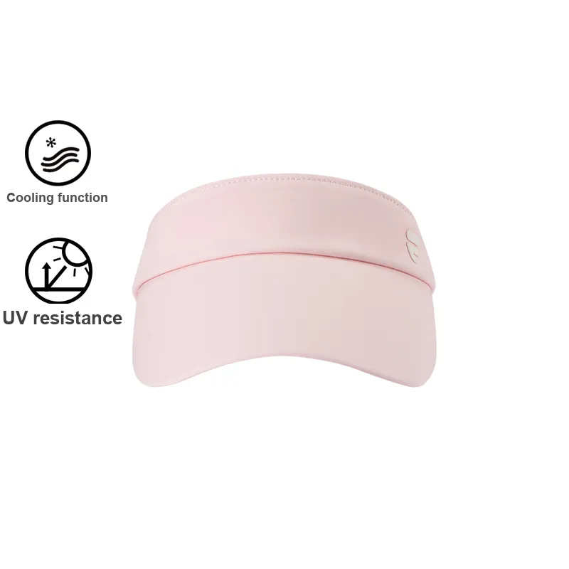 FILA FUSION Cotton Sun Protection Hats Women's Forest Cherry Blossom Pink-1