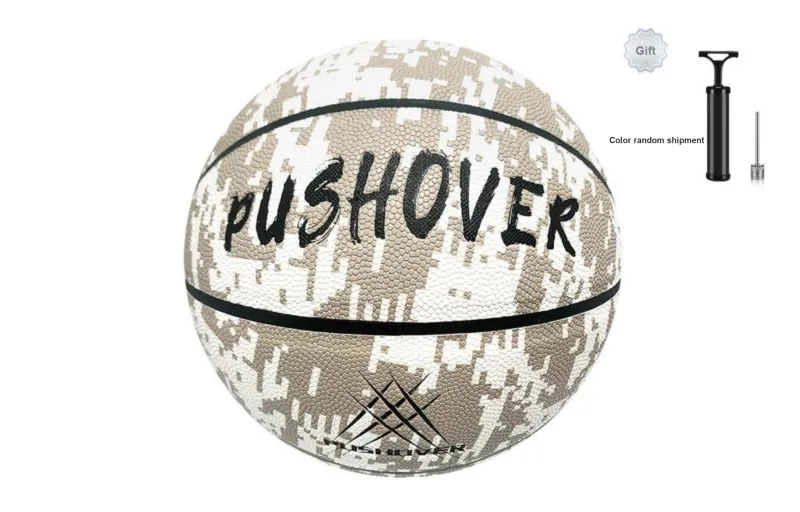 PUSHOVER PU Size 7 Basketball Size 7 Ball Training Unisex-31