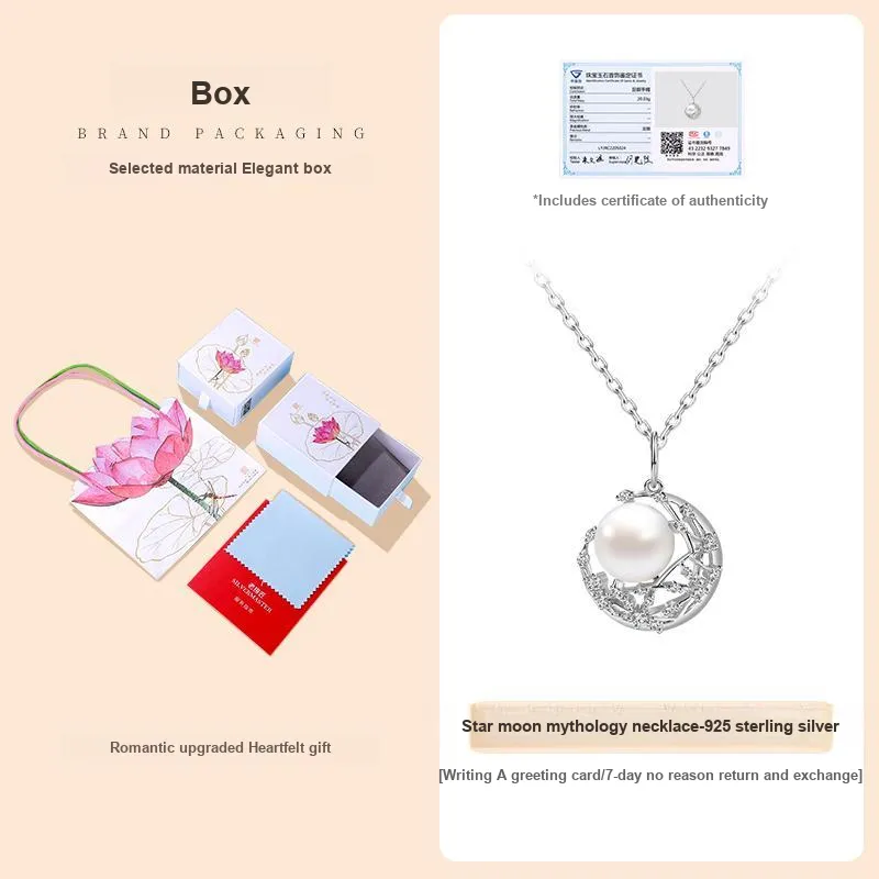 LAOYINJIANG 925 Sterling Silver Necklaces Women's-2
