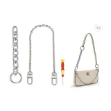 Beveled Single-Sided Buckle+Decorative Chain+Comes with Screwdriver