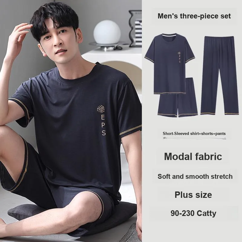 MADALLO Pajama Set Men's Dark Blue-2