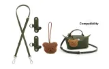[Forest Green]Crossbody Shoulder Strap+Design Buckle (Includes Bear Pendant)