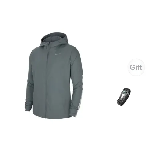 Nike Jackets Men Smoke Gray With Free Bracelet