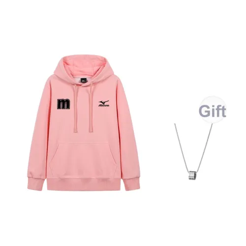 Mizuno Толстовка Унисекс Розовая В комплекте с ожерельем