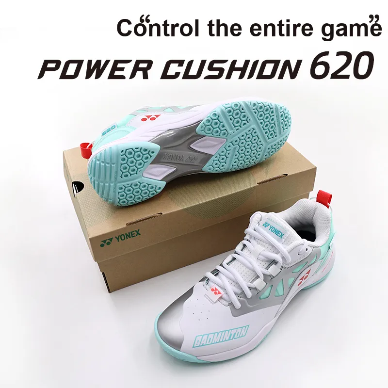 YONEX Power Cushion Badminton Shoes Unisex Low Top White Mint-5