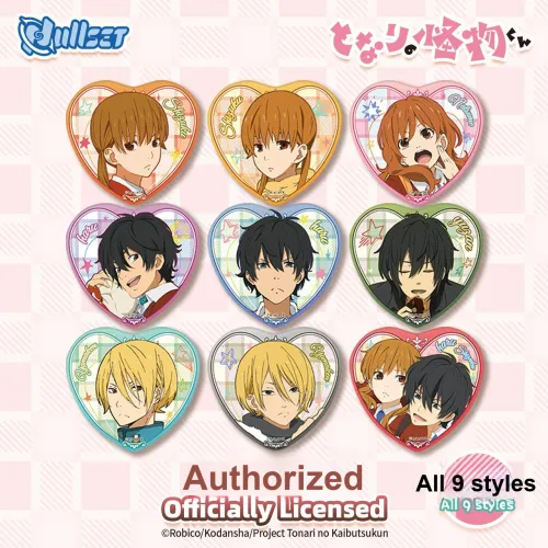 Nullset The Strange Neighbor Сердце-образный значок Слепые коробки Одиночная коробка Цельная коробка 9 шт