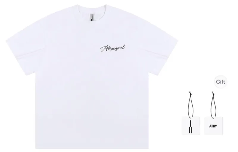 Atry Flower Body LOGO Series T Shirt Unisex-5
