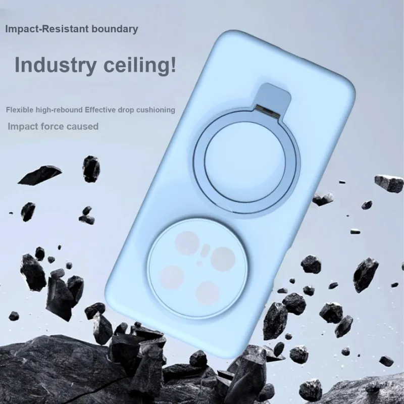 KRETA Silicone Material Magnetic Stand Phone Case Compatible With Huawei MATE70-33