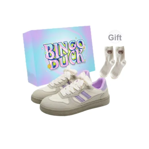 BINGO DUCK Скейтборд Кроссовки с противоскользящим низким верхом для женщин