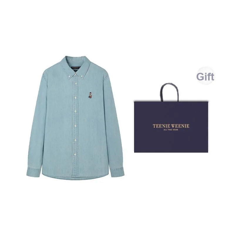 Teenie Weenie Men Denim Series Shirts Unisex