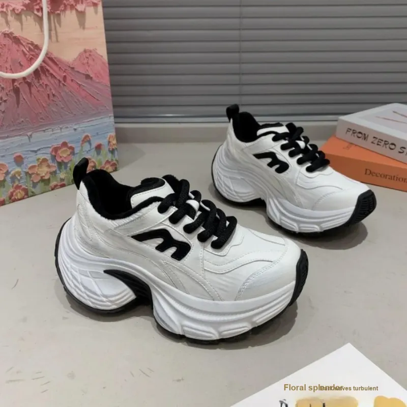 SHUXI Low Top Chunky Sneakers Women's-5