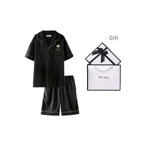 Q'NIANMA Пижама Подарочная Коробка Мужская Афинская Черная