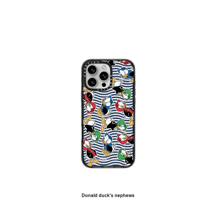CASETIFY TPU+PC Material Donald Duck's Nephews Phone Cases Compatibility With IPhone 16/15/14 Collection Cartoon-2