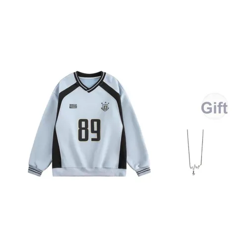 SONDR Светло-синий, В комплекте с ожерельем Женские Свитшоты