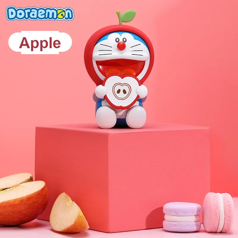 Imobile x ROCK Doraemon Q Cute Creative Trendy Toy Diffuser Fruit Styling Waterproof Cartoon Ornament Chibi Figures-5