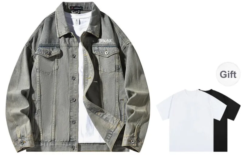 Airwalk Denim Jackets Unisex-17