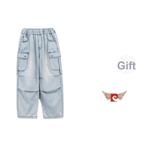 PIERRE CARDIN Мальчики' Средняя школа Корейский стиль Стильный Карго Брюки