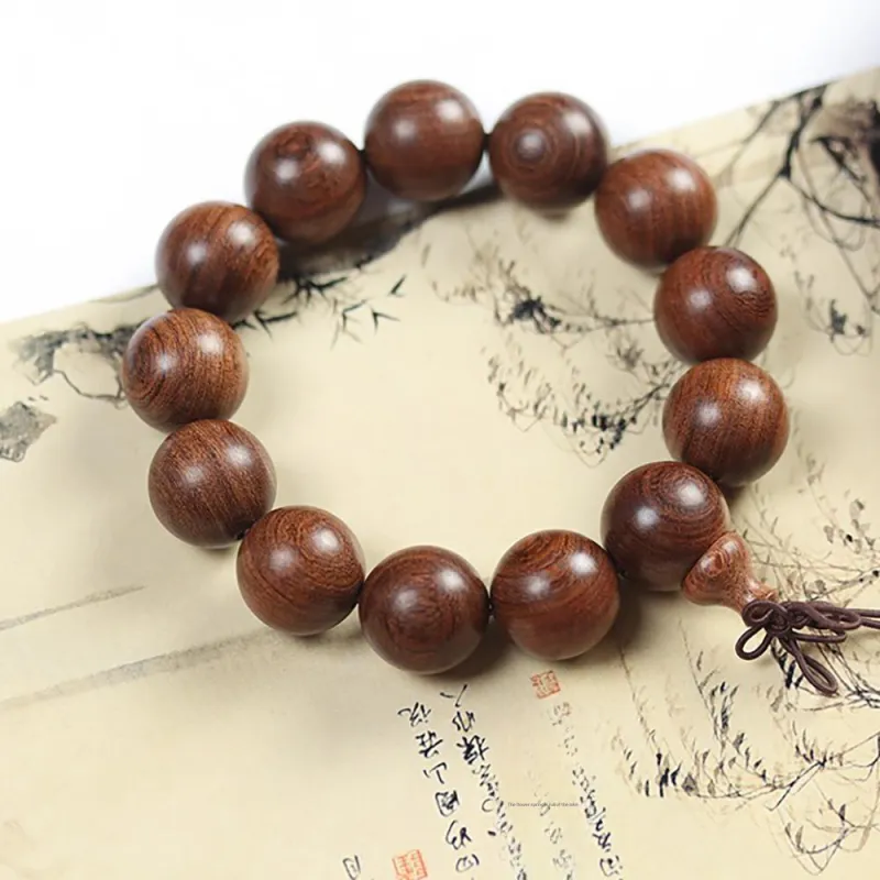 Is Here Golden Sandalwood Bracelets Men's-2