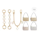 White Three-Piece Set[C-Shaped+Camellia+Camellia Decorative Chain 30cm]