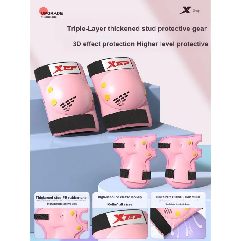 XTEP Roller Skating Protective Gears Plastic EPS Kids'-5