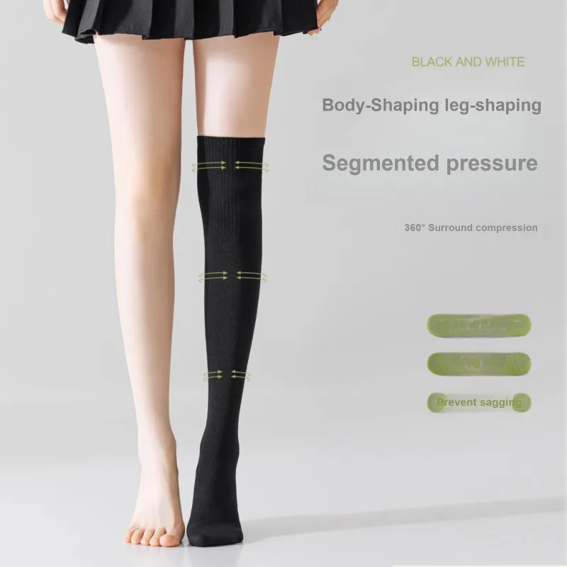XXLLG Knee High Socks Women's 2 Pack-2