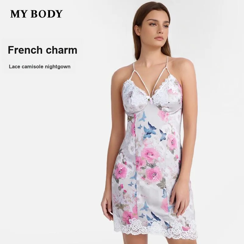 MY BODY Nightgown Women's Dancing Garden-1