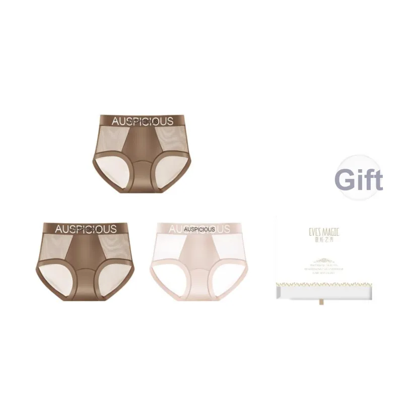 XIA.WA.ZHI.XIU Underpants Women's Shopping Bag 3 Pack-16