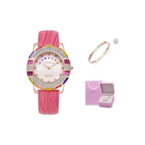 Melissa Кварцевый механизм Часы Женские Жемчужная раковина Циферблат