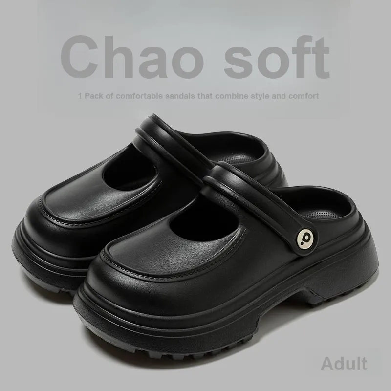 POSEE Clogs White, Black, Coffee-9