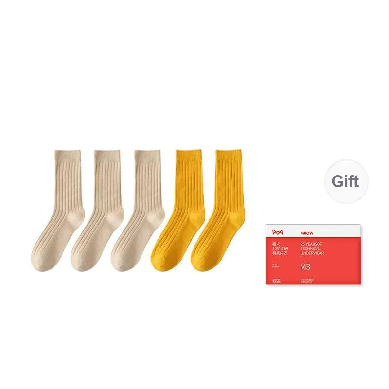 MIIOW Trend Party Series Mid Calf Socks Women's Combo Set-12