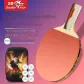 [Professional Competition Grade]Short Handle Penhold Grip 1 Pc+Original Thickened Racket Bag+3 Pcs Competition Exclusive Balls