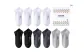 5 Pack (Black+Dark Gray+Light Gray+White+White)