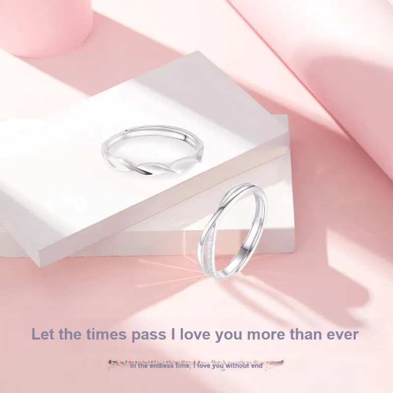 NUSQ S 999 Fine Silver Rings Unisex-10