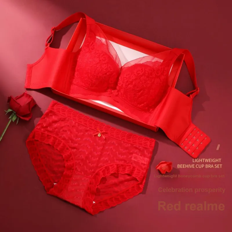 ALDOLA Underwear Set Women's Red-1