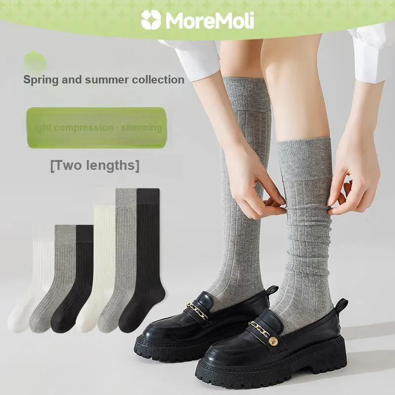 Moremoli Knee High Socks Women's 2 Pack-4