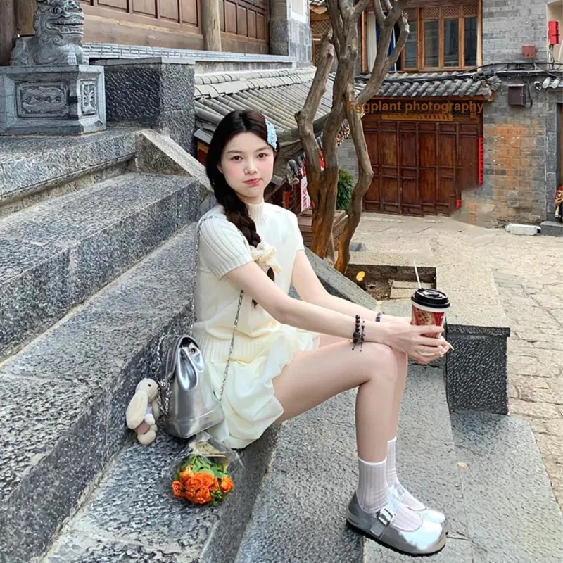 XIAOJUCHUANLI Skirt Set Women's-7