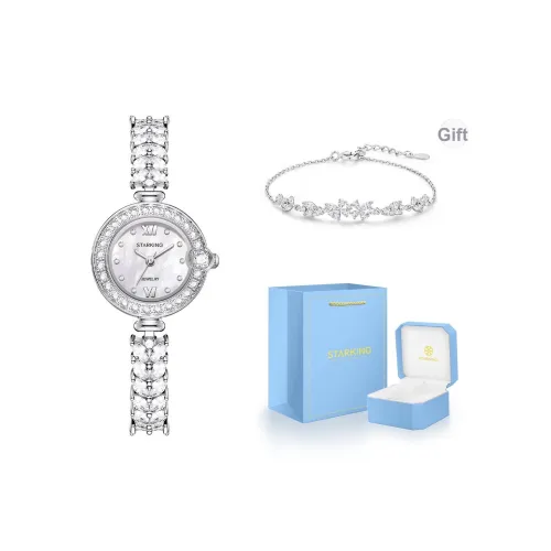 STARKING Mermaid Series Кварцевый механизм нержавеющая сталь ремешок часы женские синий циферблат