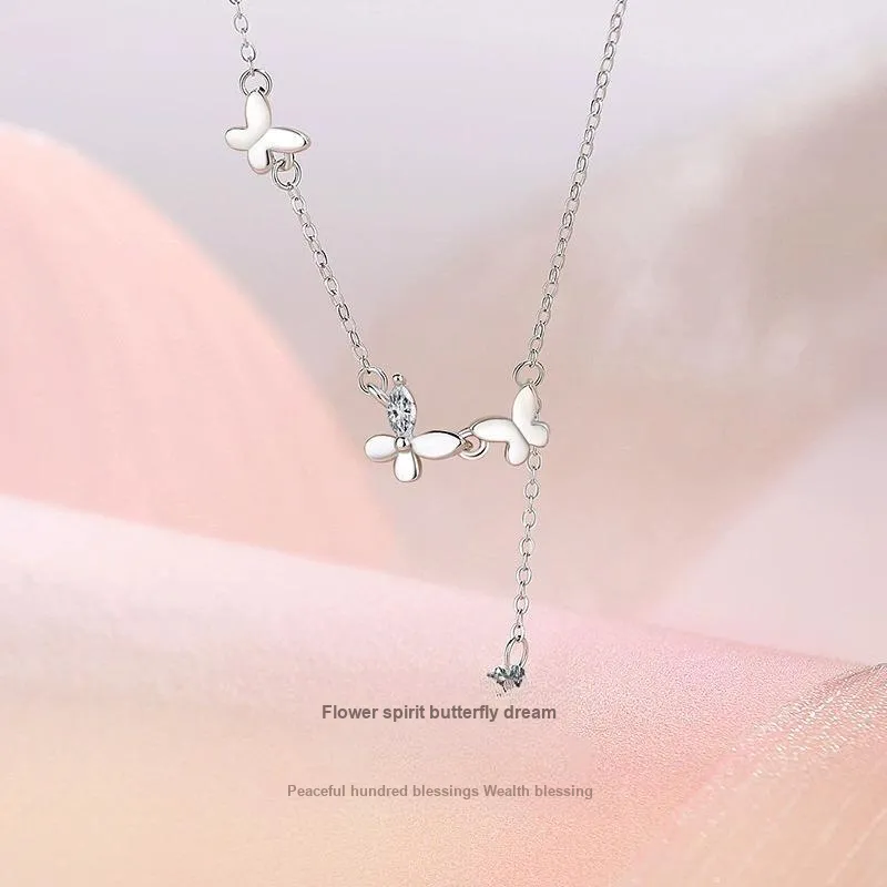 MISS TOOYA S925 Silver Necklaces Women's-1