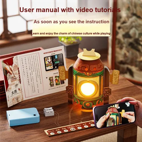 Bergers Китайский Китайские Четыре Великих Изобретения Набор для Научных Экспериментов Подвижный Тип Инструменты для Печати Ручная Работа DIY Игрушки