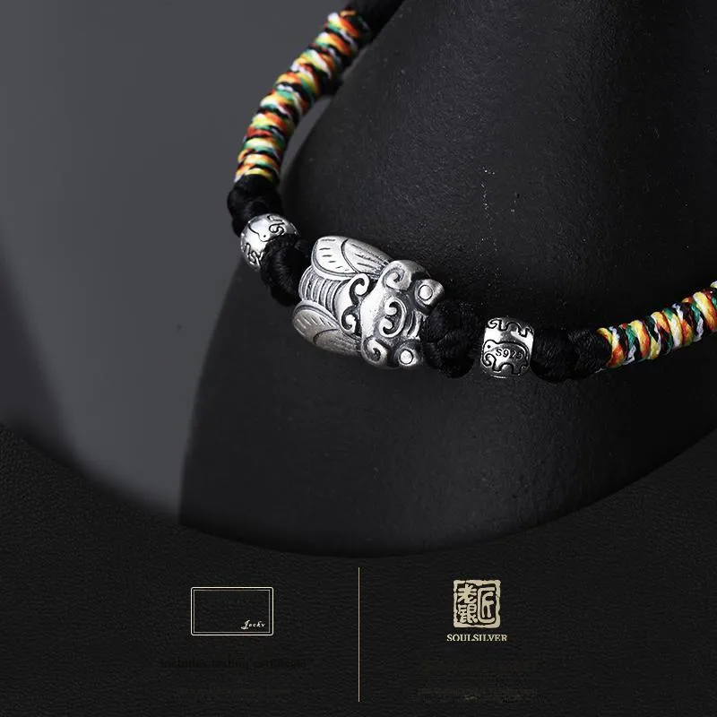 LAOYINJIANG S925 Silver Bracelets Men's-4