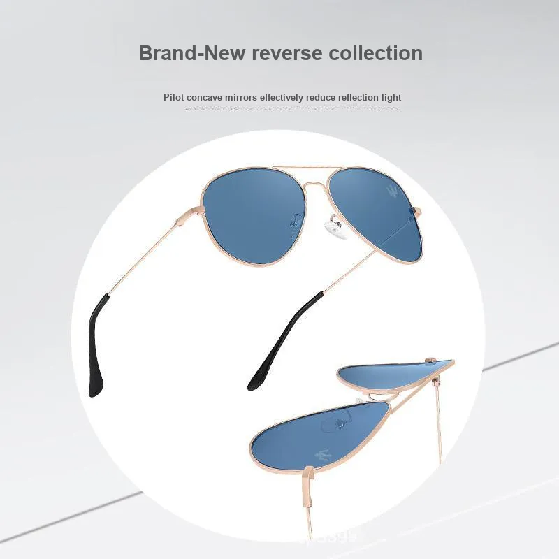 Maserati Metal Aviator Sunglasses Unisex-3