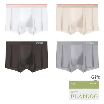 PLANDOO Underpants Men's Shopping Bag 4 Pack