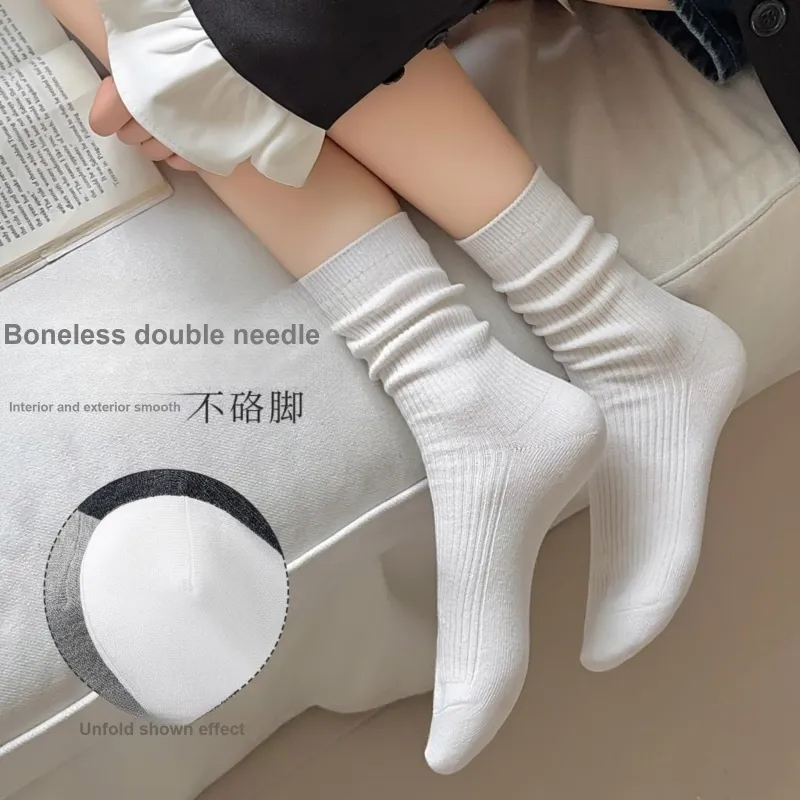 XXLLG Mid Calf Socks Women's 4 Pack-5