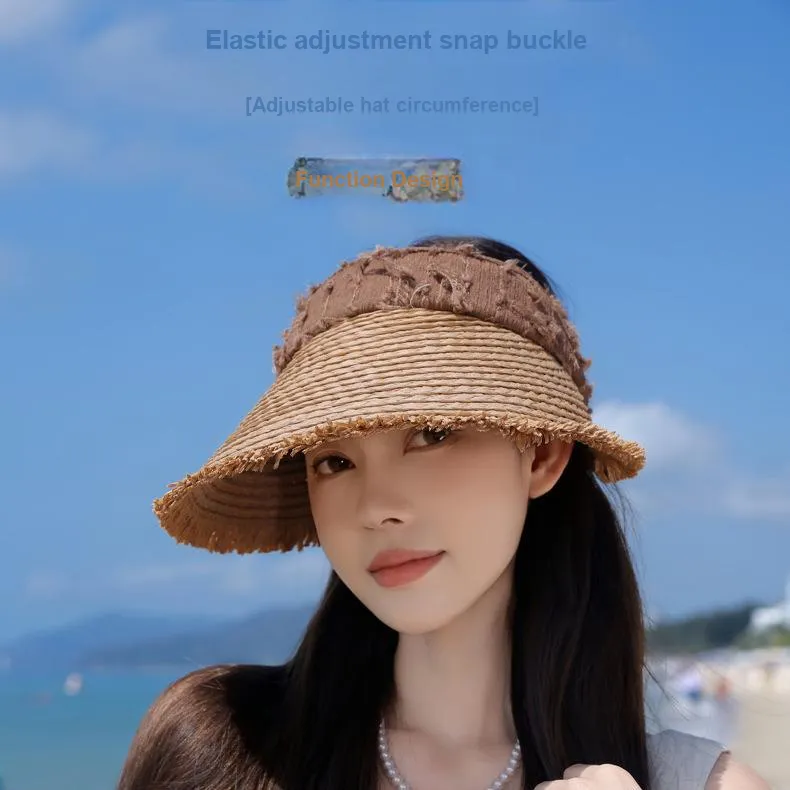 Cgediao Straw Woven Sun Protection Hats Women's-10