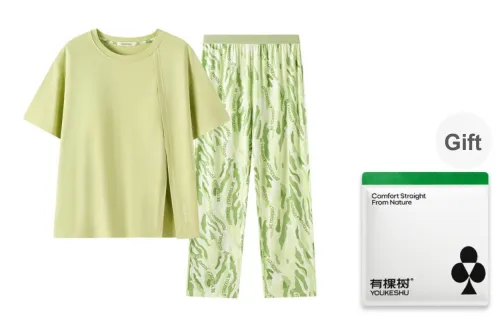 YOUKESHU Pajama Set Women's Shopping Bag